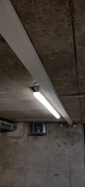 SHI Gebäudetechnik – Feuchtraum-LED & Technik in der Tiefgarage des Humboldt Palais