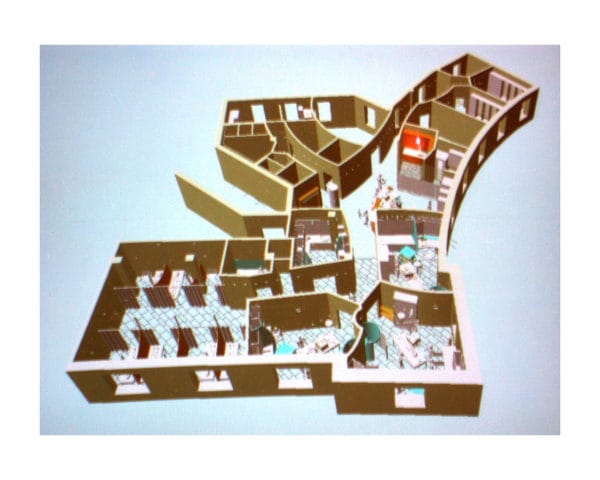 3D-Grundriss der Praxis Dres. Ruckdeschl & Götzberger für Ausbau- und Elektroplanung (2018)