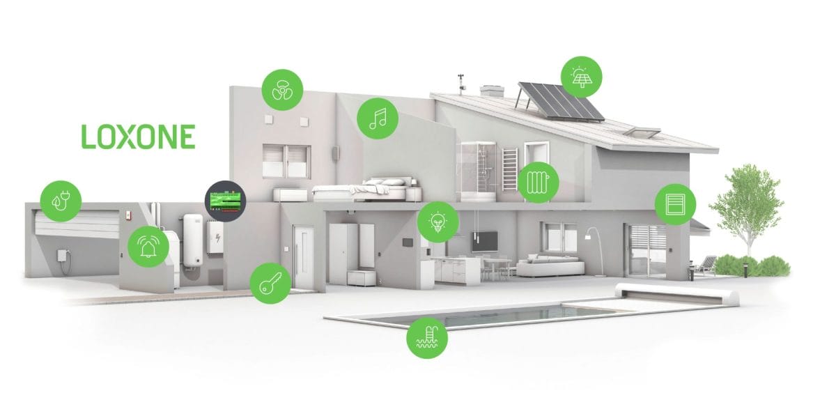 Smarte Haussteuerung mit Loxone: Visualisierung von Licht, Heizung, Sicherheit, PV, Musik, Beschattung und Zutritt in einem vernetzten Smart Home